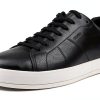 Geox Mens Breathable Sneakers Black White Sizes Available-0