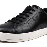 Geox Mens Breathable Sneakers Black White Sizes Available-0