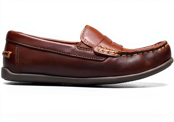 Florsheim Kids Jasper Driver Jr Penny Loafer Boys Leather-2