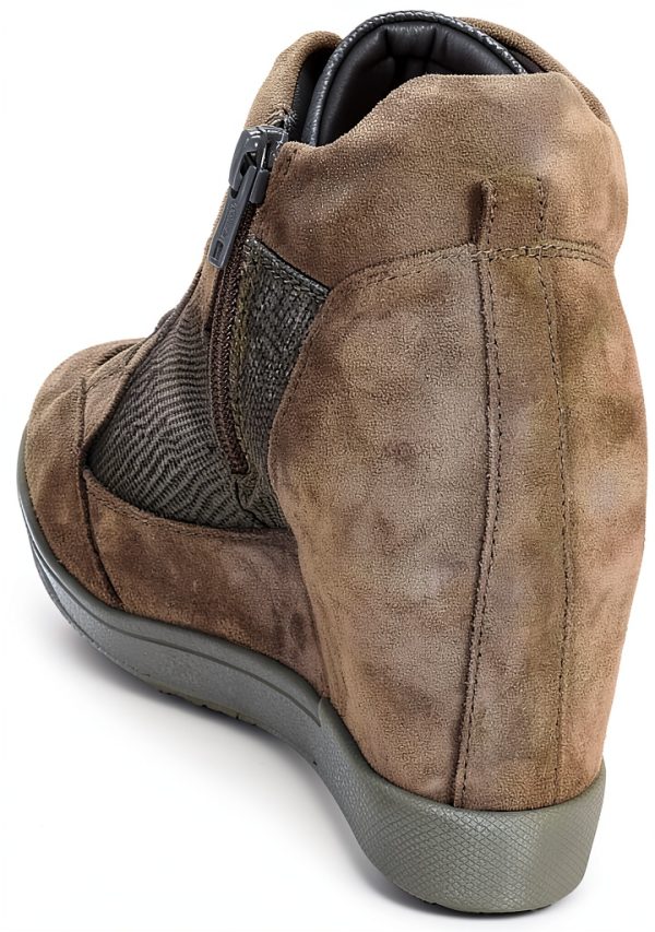 Grey Dk Grey C9002 Womens Fashion Sneakers Comfort Fit-6