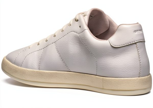 Geox Mens Breathable Sneakers White Black Sizes Available-3